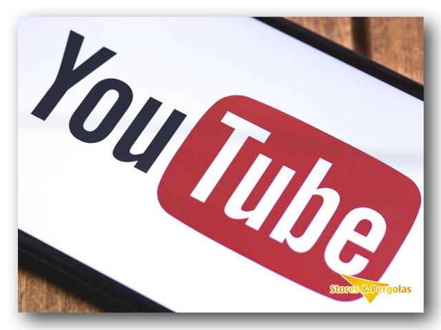 Entdecken Sie den YouTube ™ -Kanal - Stores & Pergolas